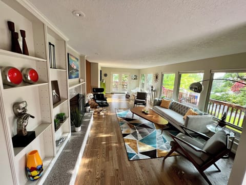 Stunning open floor plan with period-correct, one-of-a-kind furnishings