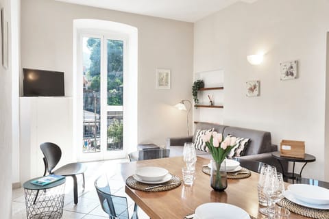 Apartment, 2 Bedrooms, Balcony, Partial Sea View | Living area | 30-inch TV with satellite channels