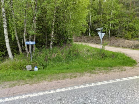 Public freshwater fountain is located 1km away