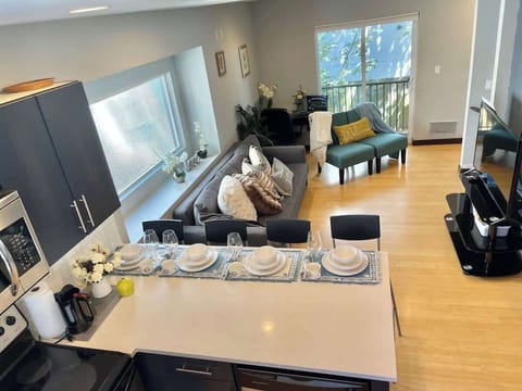 Kitchen and Living room