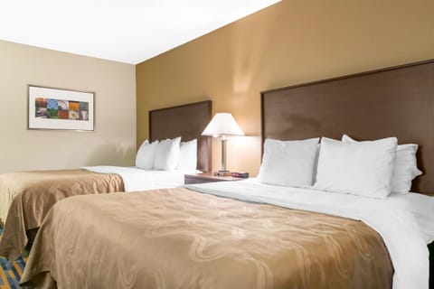 Standard Room, 2 Queen Beds, Non Smoking | Premium bedding, desk, iron/ironing board, free WiFi