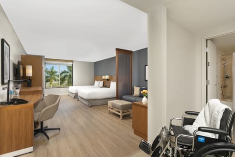 Room, Accessible, Bathtub (2 Queen Beds with Sofa Bed) | View from room
