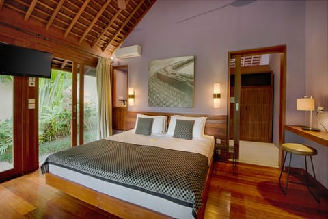 Pool Villa with Rice Field View and Complimentary Afternoon Tea | Premium bedding, minibar, in-room safe, desk