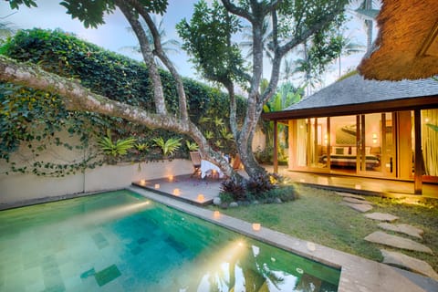 Pool Villa with Rice Field View and Complimentary Afternoon Tea | Premium bedding, minibar, in-room safe, desk