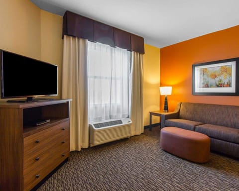 Suite, Multiple Beds, Non Smoking | Premium bedding, desk, blackout drapes, iron/ironing board