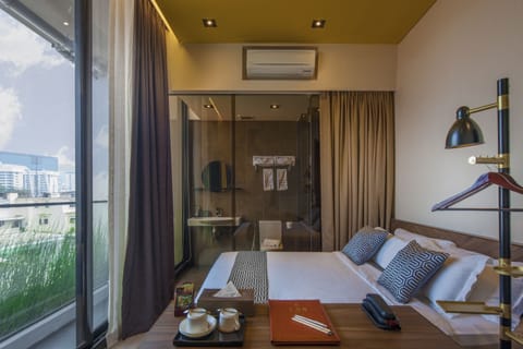 Deluxe Double with Balcony | Free minibar, in-room safe, blackout drapes, free WiFi
