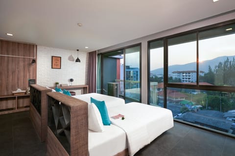 Studio Suite Triple | Premium bedding, minibar, in-room safe, desk