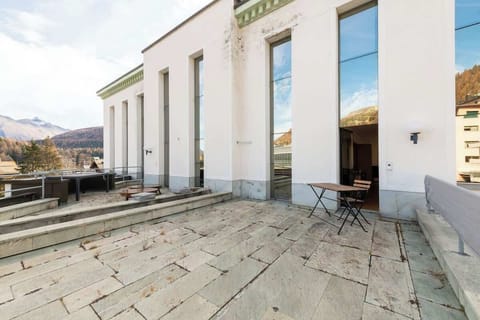 Terrace with lake view