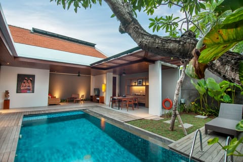 Villa, 2 Bedrooms, Private Pool (Daily Afternoon Tea) | Living area | LED TV, DVD player, iPod dock
