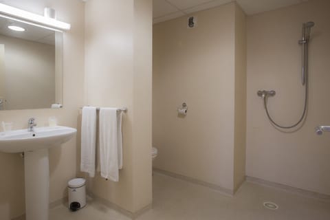 Comfort Double Room | Bathroom | Shower, free toiletries, hair dryer, towels