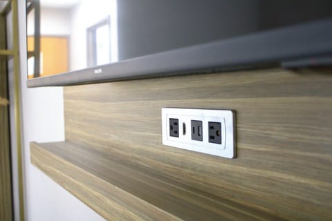 In-room safe, desk, iron/ironing board, free cribs/infant beds