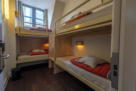 Small 4 bed private room | In-room safe, free WiFi, bed sheets