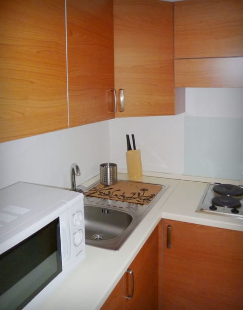 Apartment, 1 Bedroom | Private kitchen | Full-size fridge, microwave, stovetop, coffee/tea maker