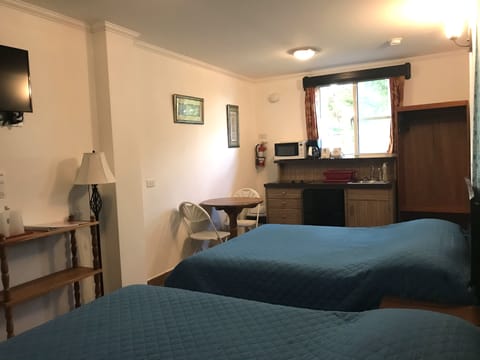 Standard Double Room, 2 Double Beds, Kitchen | Desk, blackout drapes, free WiFi, bed sheets