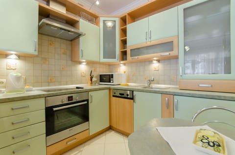 Suite, 1 Bedroom, Balcony (living room  for 2 adults) | Private kitchen | Fridge, oven, stovetop, coffee/tea maker