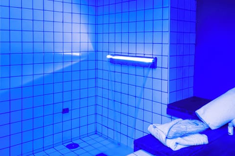 Suite | Bathroom | Hair dryer, bidet, towels, soap