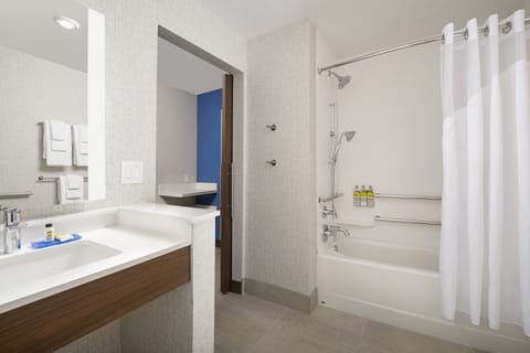 Suite, 2 Queen Beds, Accessible (Mobility, Accessible Tub) | Premium bedding, pillowtop beds, in-room safe, desk