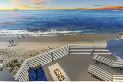 Elevated deck overlooking the beach, perfect for soaking in coastal views