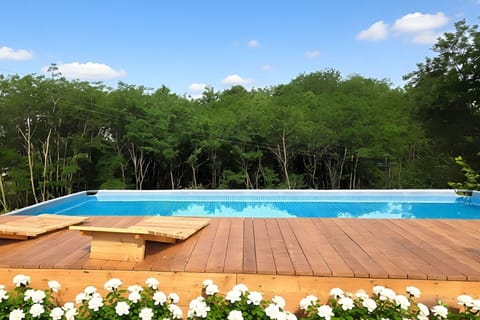Autumn, Pool, Spring, Summer