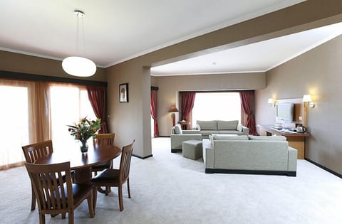 Grand Suite | Living room | LED TV, foosball, table tennis