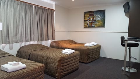 Motel Family Deluxe | Down comforters, iron/ironing board, free cribs/infant beds, free WiFi