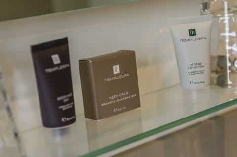 Free toiletries, towels, soap, shampoo