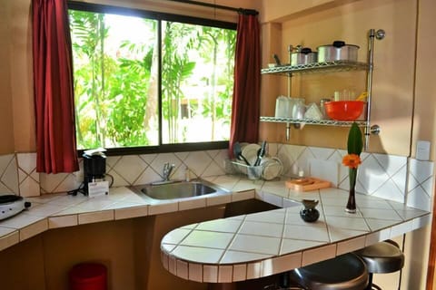 Family Double Room | Private kitchen | Coffee/tea maker, coffee grinder