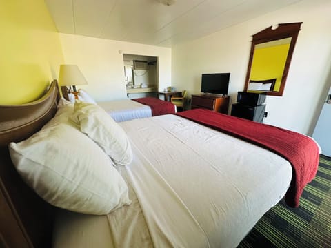 Standard Room, 2 Queen Beds | Premium bedding, blackout drapes, soundproofing, free WiFi