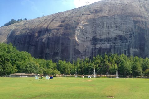 Outdoor rock climbing