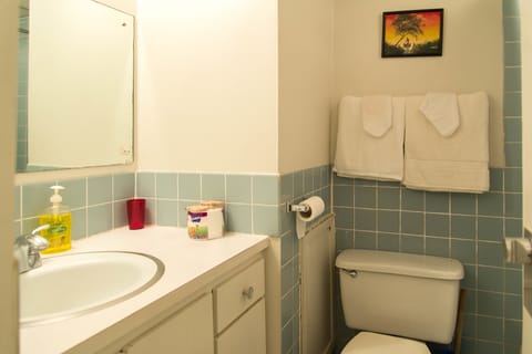 Standard Studio | Bathroom | Combined shower/tub, towels