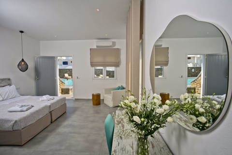 Deluxe Double Room, Pool View | Minibar, iron/ironing board, free cribs/infant beds, free WiFi