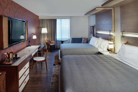Deluxe Room, 2 Queen Beds, Accessible | Premium bedding, down comforters, in-room safe, desk