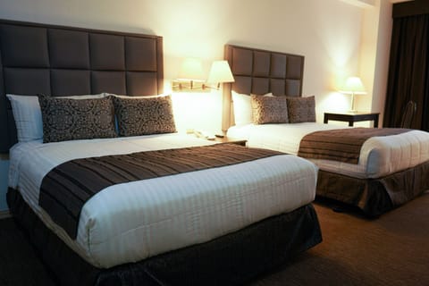 Premier Double Room, 2 Double Beds | Premium bedding, down comforters, pillowtop beds, in-room safe