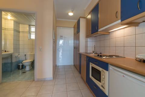 Studio, Partial Sea View | Private kitchenette | Full-size fridge, microwave, stovetop, electric kettle