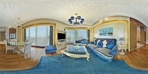 Suite, 1 Bedroom, Kitchen | Living area | 55-inch plasma TV with satellite channels, TV, DVD player