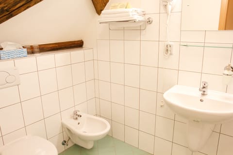 Single Room | Bathroom | Shower, free toiletries, towels