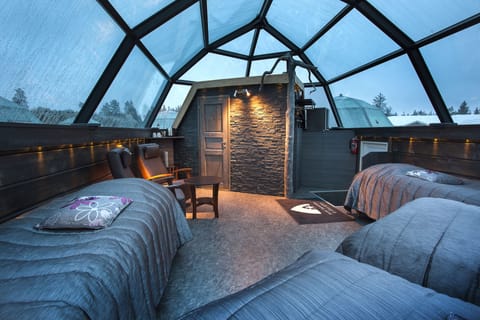 Family Glass Igloo | Free WiFi, bed sheets