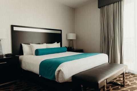 Standard Room, 1 King Bed, Non Smoking | Premium bedding, desk, blackout drapes, iron/ironing board