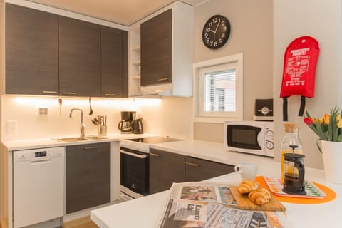 Standard Studio | Private kitchen | Fridge, microwave, coffee/tea maker, electric kettle