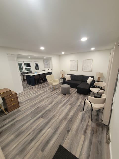 Living room with sleeper sofa