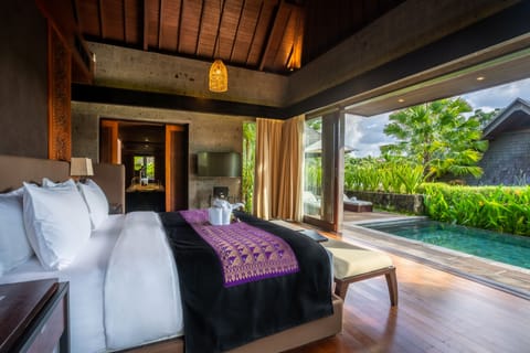 Garden Private Pool Villa (Free entrance to Bali Zoo) | Premium bedding, minibar, in-room safe, desk