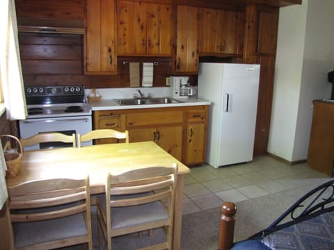 Suite, 1 Bedroom (Room 3) | Private kitchen | Full-size fridge, microwave, stovetop, coffee/tea maker