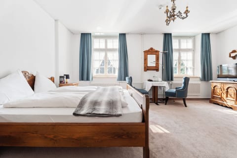 Double Room (Schloss) | Down comforters, in-room safe, desk, blackout drapes