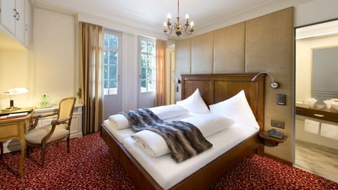 Double Room (Schloss) | Down comforters, in-room safe, desk, blackout drapes