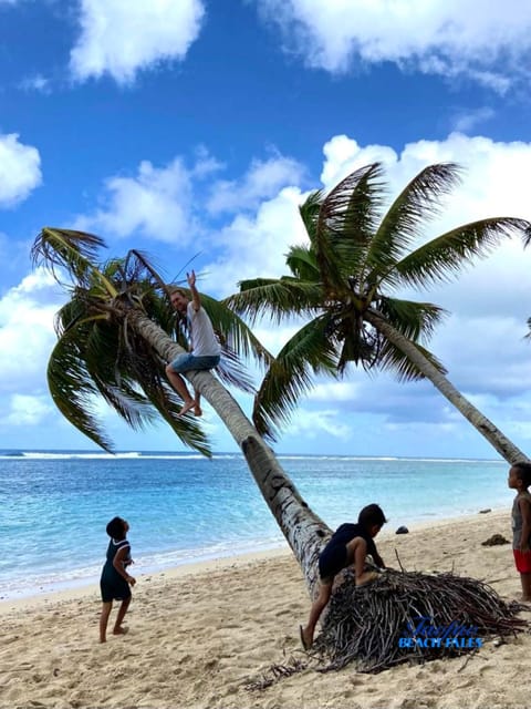 Private beach, white sand