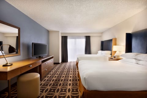 Suite, 2 Queen Beds, Non Smoking | 1 bedroom, hypo-allergenic bedding, in-room safe, desk