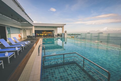 Indoor pool, outdoor pool