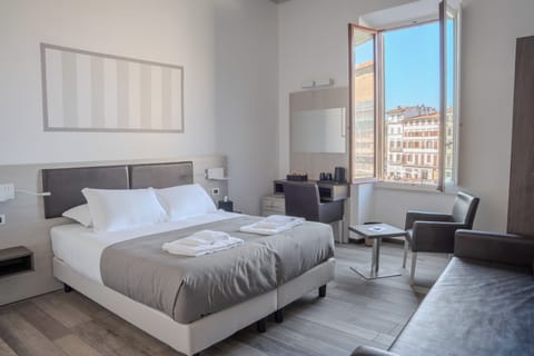 Comfort Triple Room, City View | In-room safe, desk, free WiFi