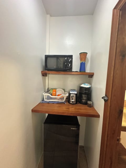 Deluxe Room, 1 Bedroom, Refrigerator & Microwave, Sea View | Private kitchen | Fridge, coffee/tea maker, freezer