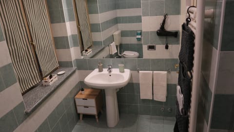 Business Room | Bathroom | Shower, free toiletries, hair dryer, slippers